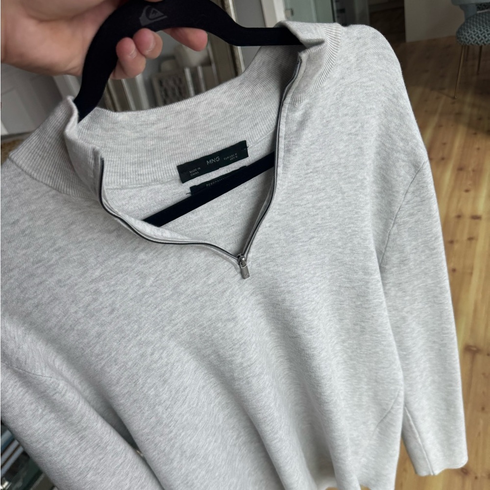 Mango man quarter zip